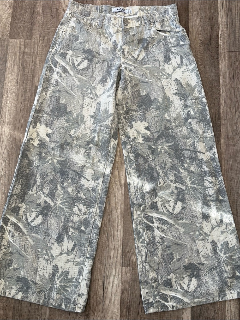 Refrain Los Angeles Grey Wide-Leg Women's Pants by Etro - Picture 3 of 9